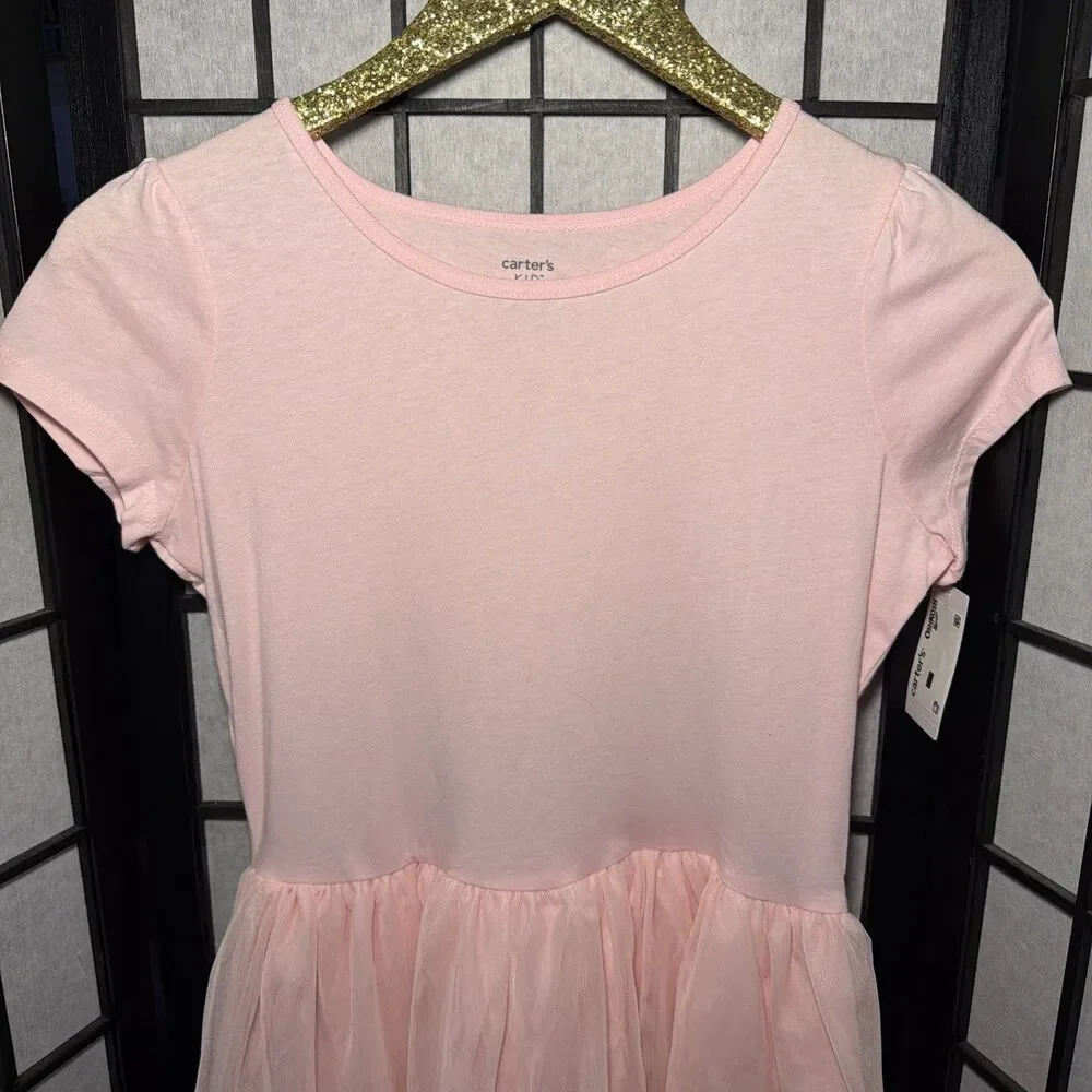 Carter’s XL 14 Short‎ sleeve Tutu Dress Girl's Pink NEW